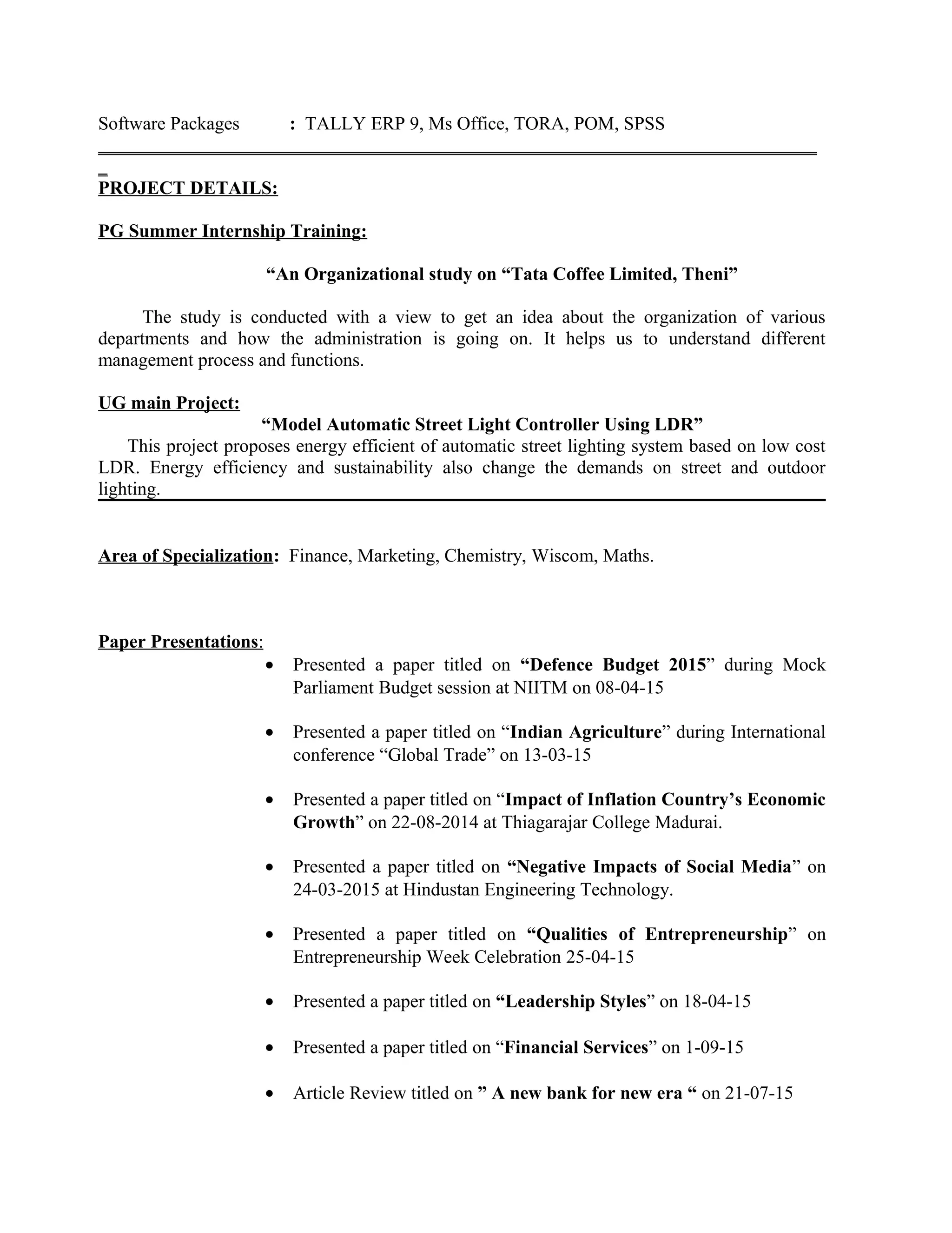 Ram resume | PDF