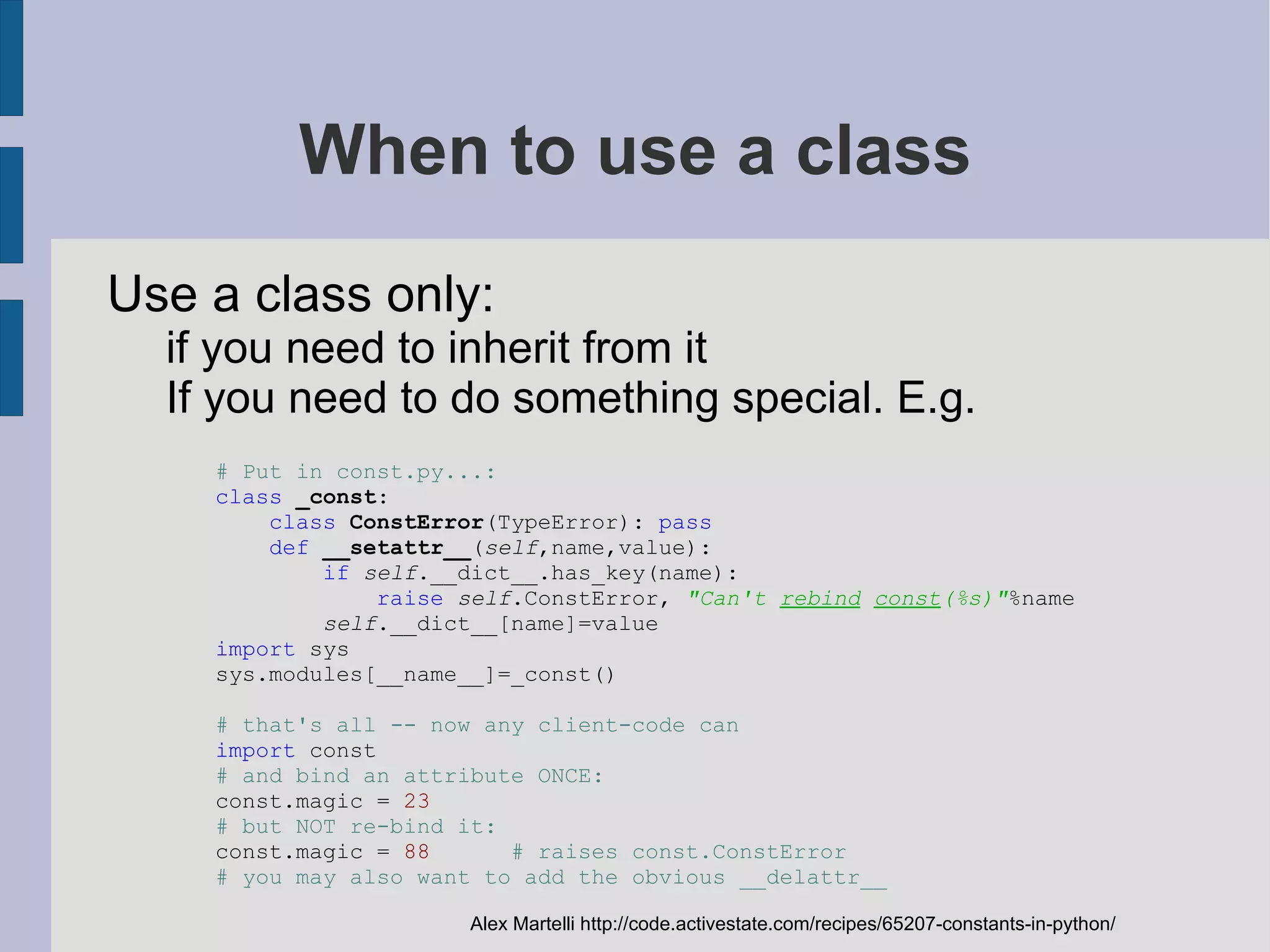Software vs Engineering design Physical construction – E.g. building a house Software construction The code is the design! “ Software may be cheap to build, but it is incredibly expensive to design” J W Reeves, What Is Software Design?, www.developerdotstar.com Design stage output 