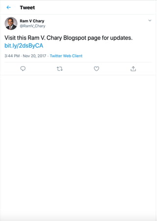 Ram V Chary