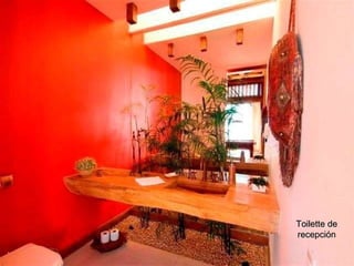 Toilette de recepción 