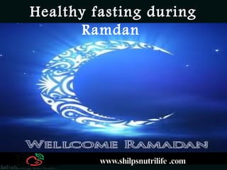 Presentation Title
My name
contact information
or project description
Healthy fasting during
Ramdan
 
