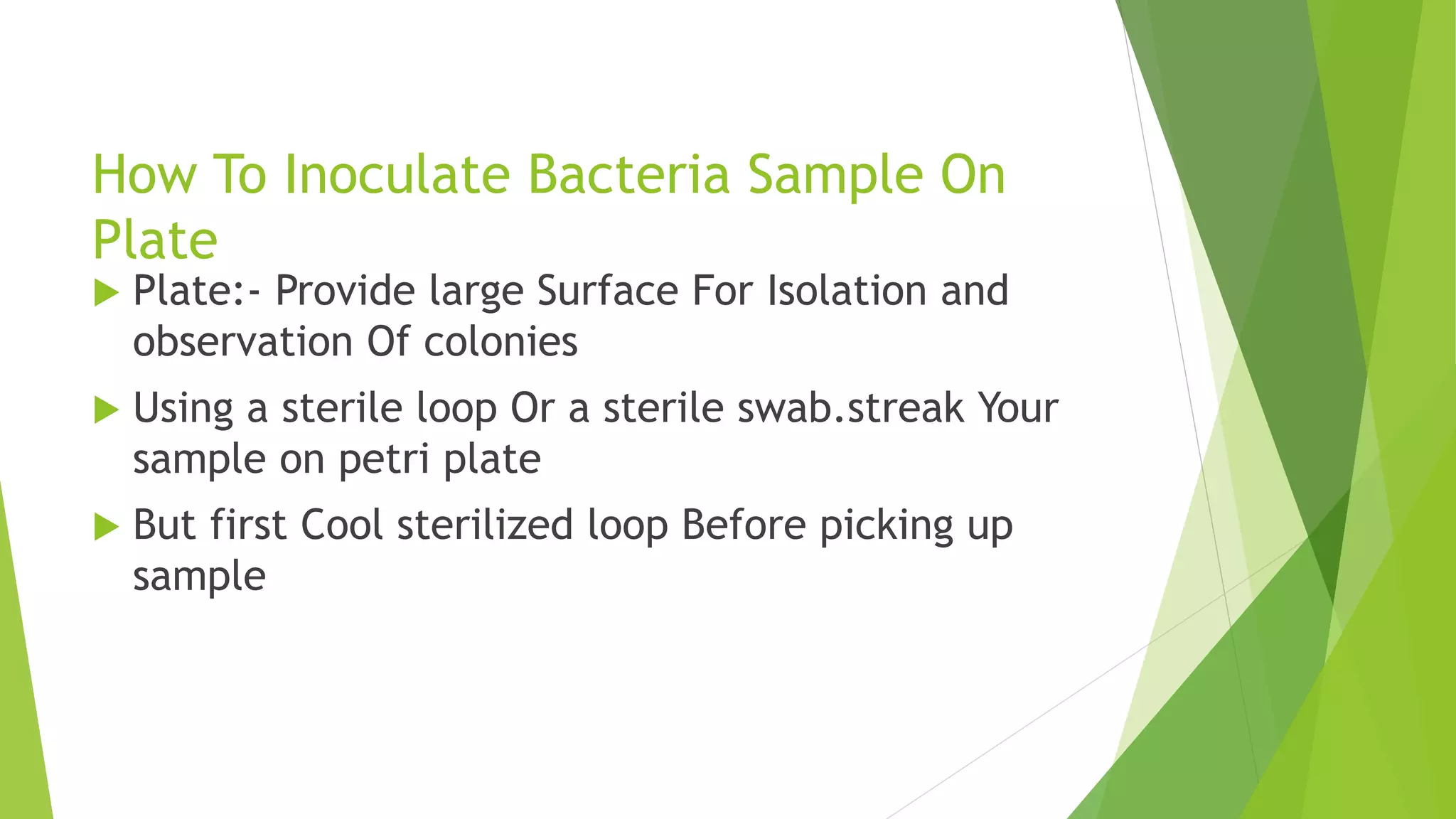 Growing and Harvesting Of Bacterial Culture | PPTX