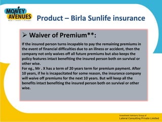  With Waiver of Premium**