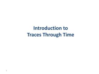 The Traces Through Time project
• To trace individuals through records in the National Archives, and other
institutions
• ...
