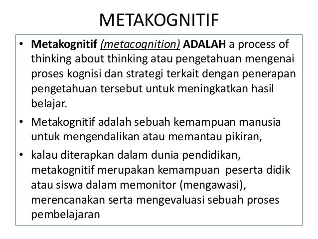 Ranah Kognitif Pengetahuan