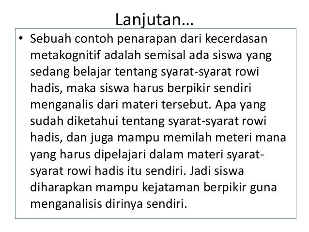 Ranah Kognitif Pengetahuan