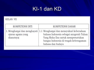 KI-1 dan KD
 