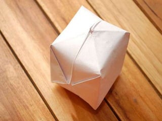 Globo en origami 