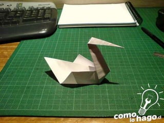 Cisne en origami