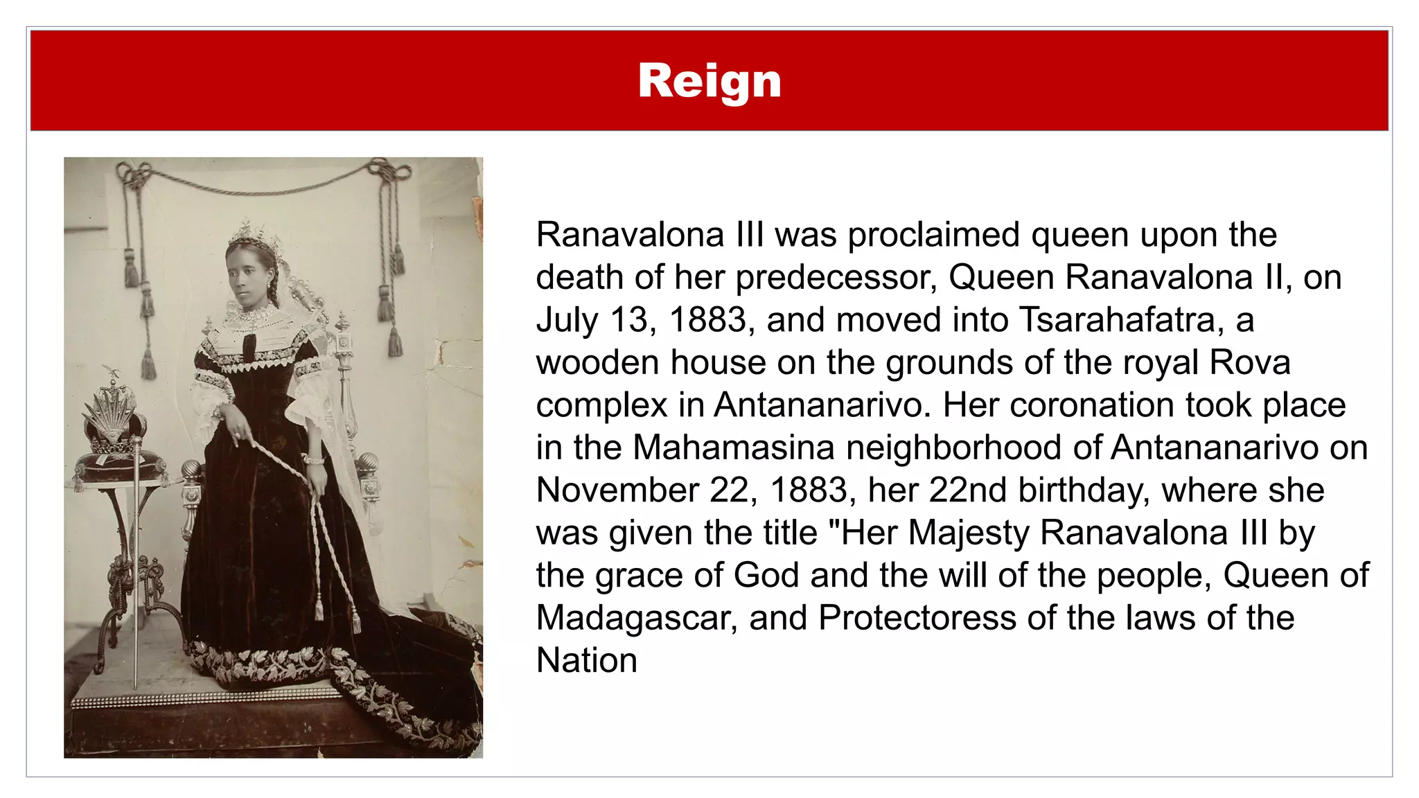 Ranavalona III | PPT