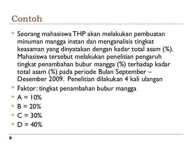 Rancangan acak kelompok (rak)