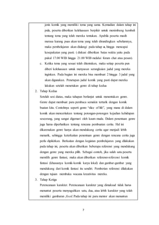 Rancangan diklat komik (autosaved) | PDF