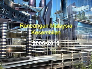 Rancangan Malaysia
   Kesembilan
    2006-2010
 