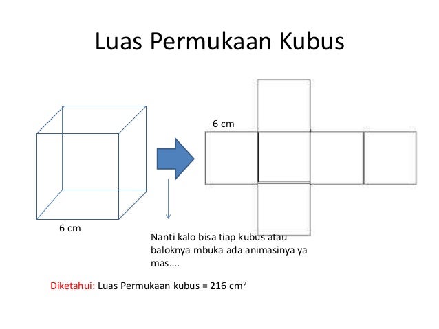  Luas Permukaan Kubus  dan Balok