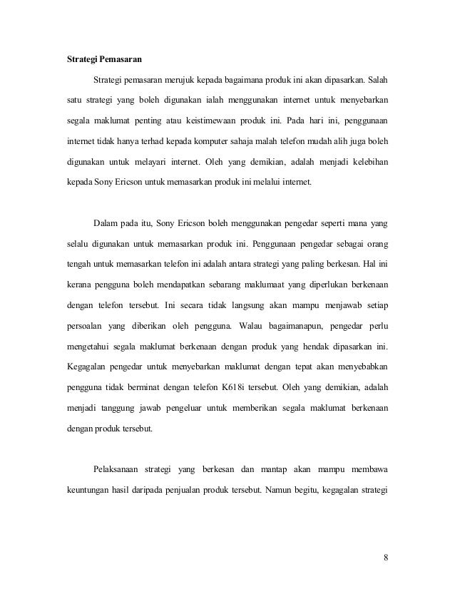 Rancangan Pemasaran