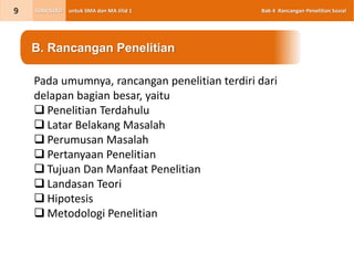 Rancangan Penelitian | PPTX