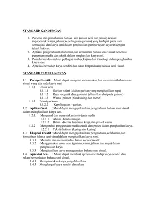 Rancangan pengajaran harian  kpd 3026 (2011) dunia seni visual (a)