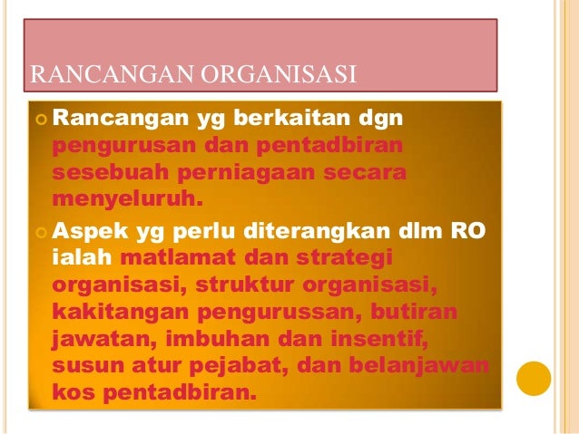 Rancangan perniagaan pengajian perniagaan