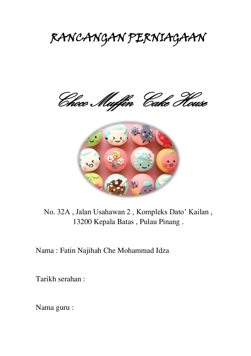 Rancangan perniagaan fatin najihah 5 kt2