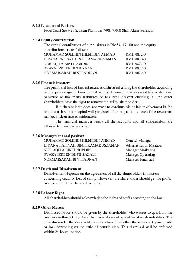 Example Business Plan - Politeknik