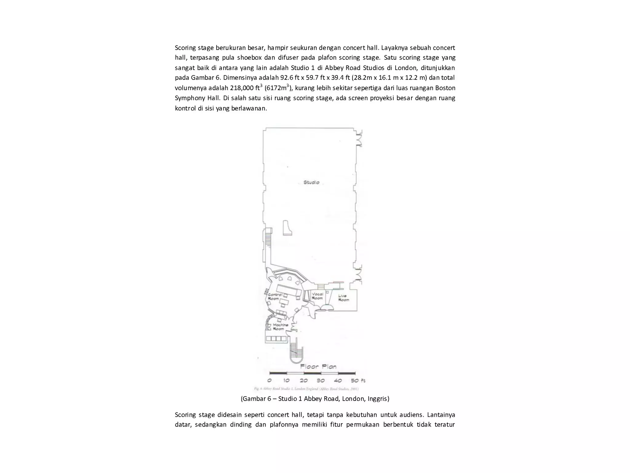 Rancangan soundproofing pada sound stage, scoring stage, dan foley ...