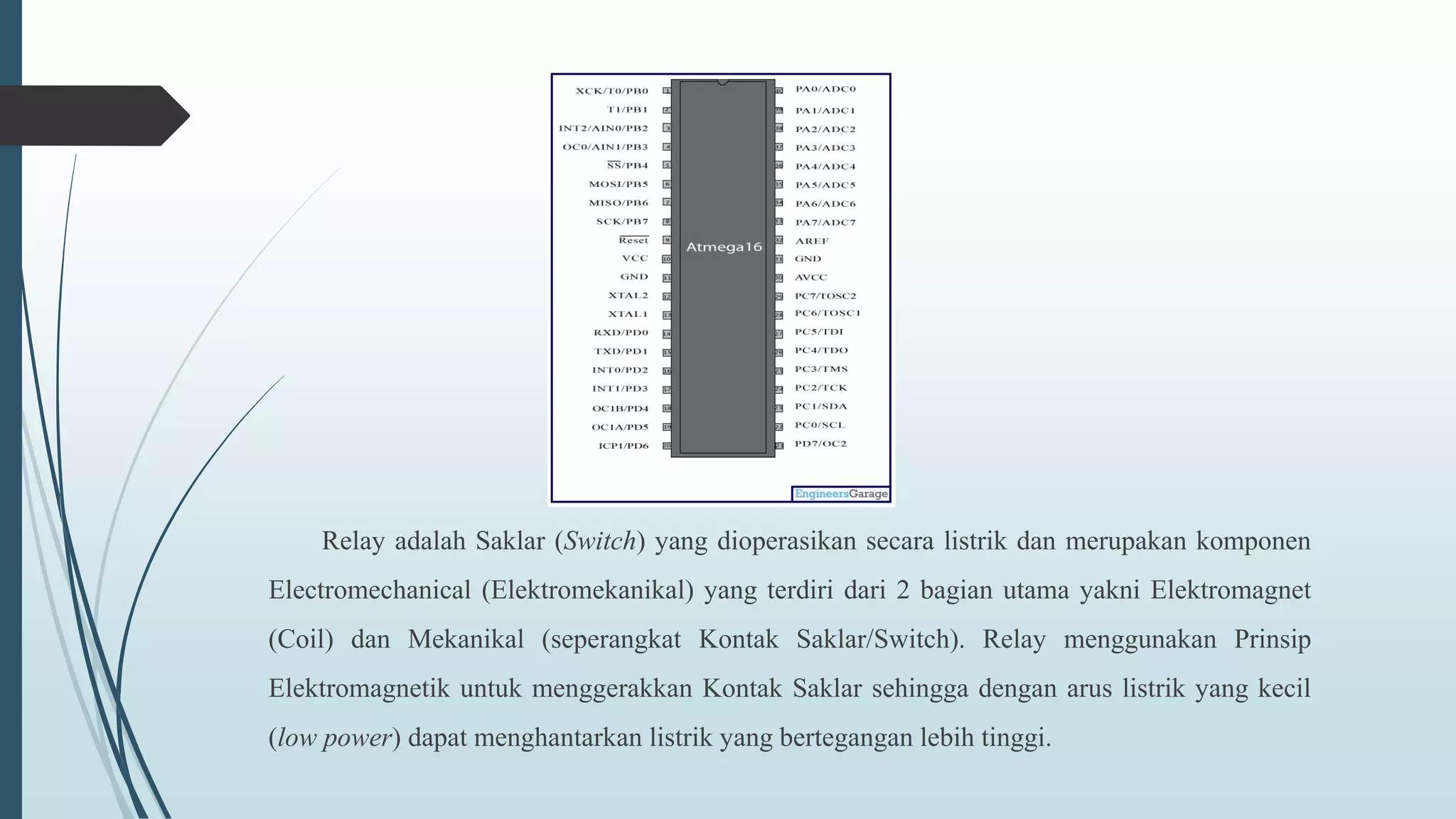 Rancang bangun conveyor Menggunakan Mikrokontroller atmega 16 | PPT