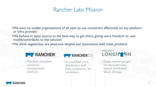 Rancher Labs - Your own PaaS in action