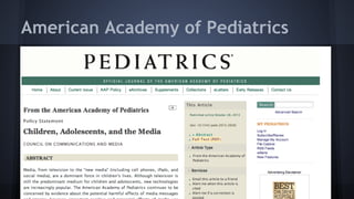 American Academy of Pediatrics
 
