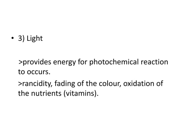 Rancidity | PPTX | Science