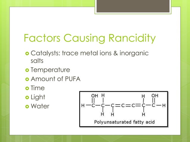 Rancidity & Lipid Peroxidation | PPTX