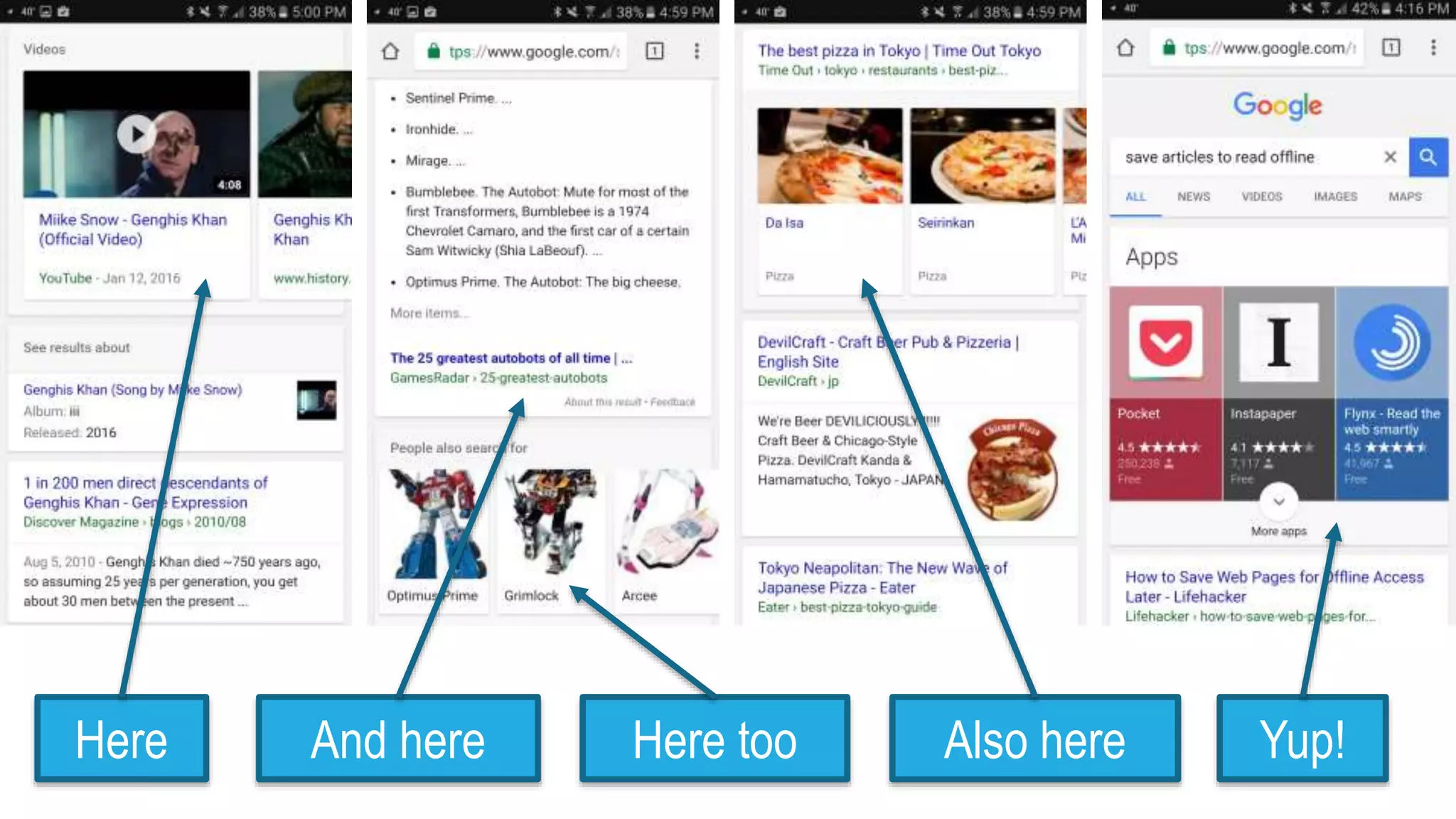 Here And here Here too Also here Yup!
 