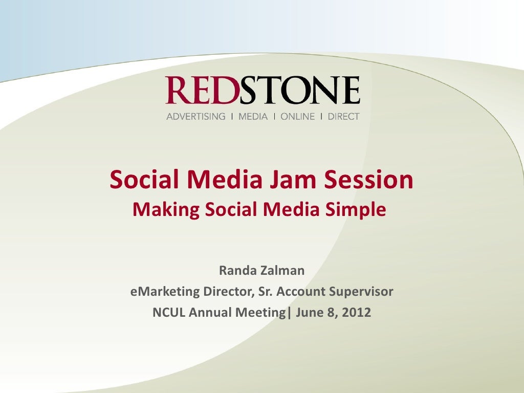 Social Media Jam Session