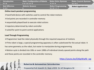 Robotics and Automation Introduction | PDF