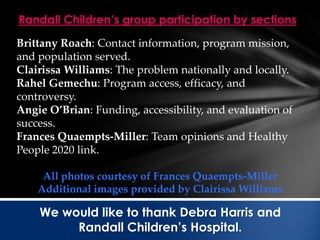 Randall Children’s Hospital Presentation | PPTX