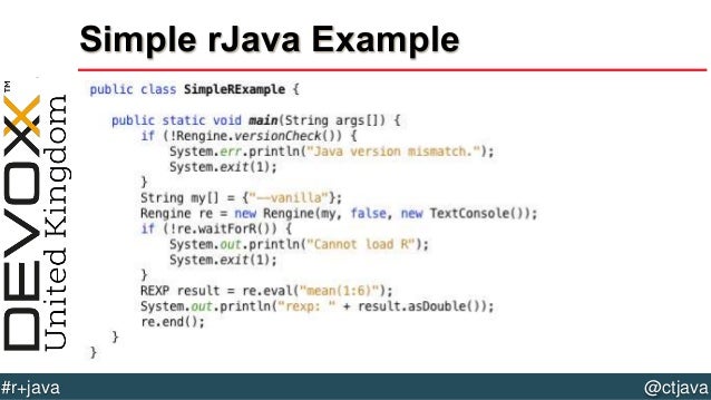 Combining R With Java For Data Analysis (Devoxx UK 2015 Session)