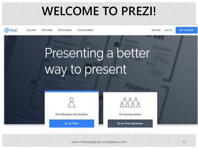Presi online presentation