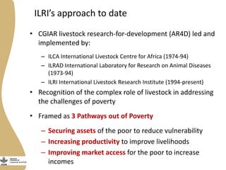 Refocusing livestock agricultural research for development to address food and nutritional security challenges