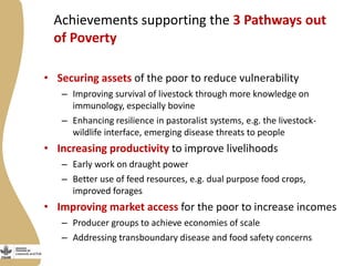 Refocusing livestock agricultural research for development to address food and nutritional security challenges