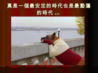 真是一個最安定的時代也是最動蕩的時代 ...   