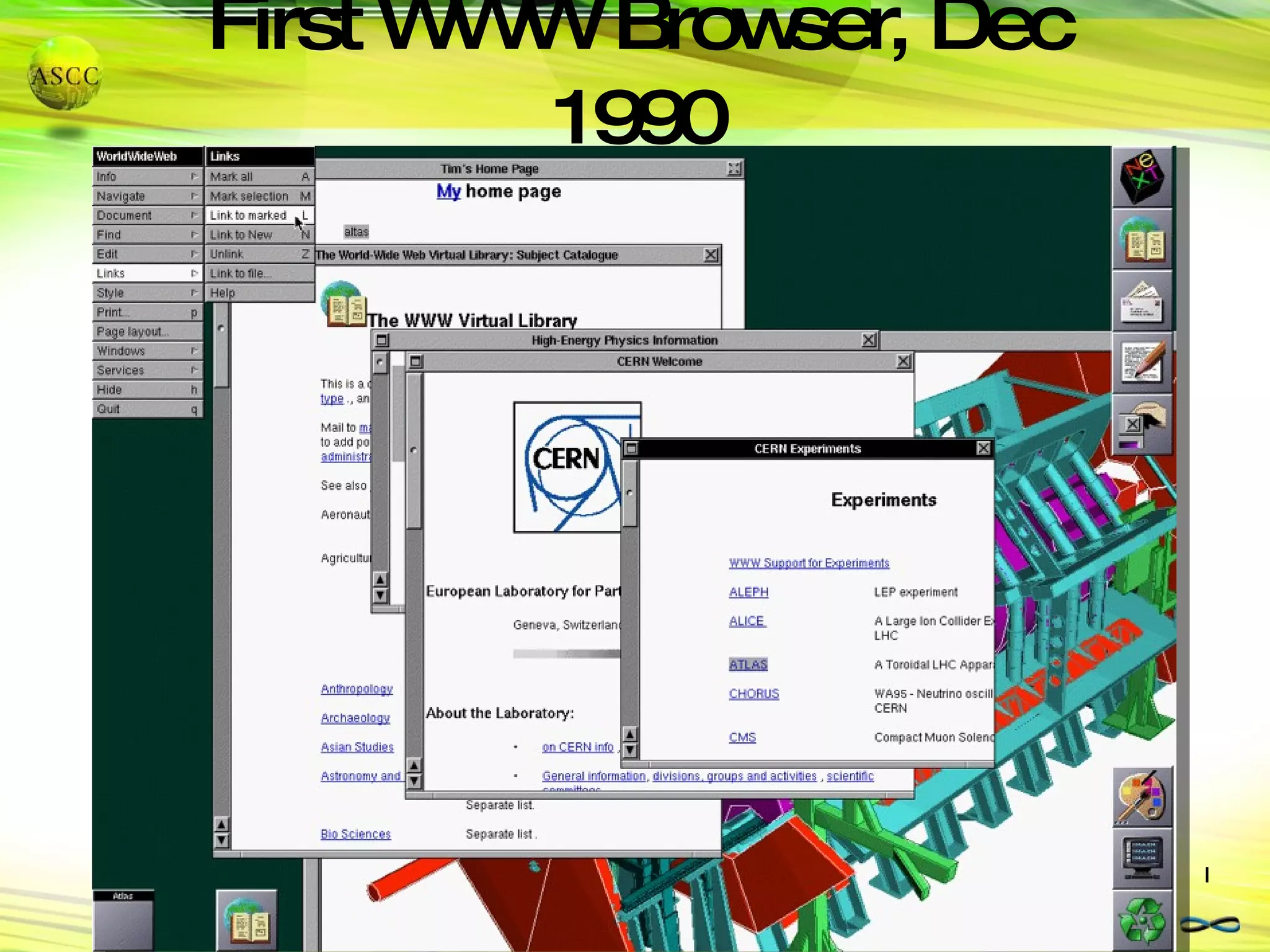 First WWW Browser, Dec 1990 