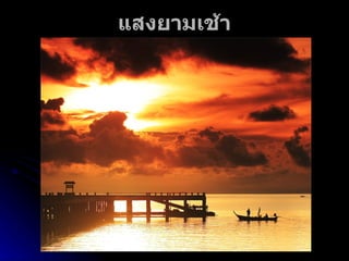 แสงยามเช้า 