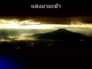 แสงยามเช้า 