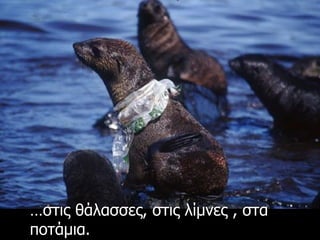 … στις θάλασσες, στις λίμνες , στα ποτάμια . 