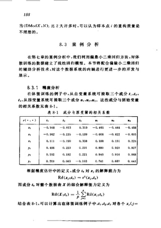 偏最小二乘回归方法及其应用