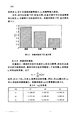 偏最小二乘回归方法及其应用