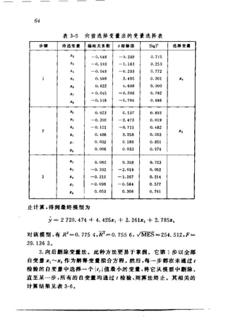 偏最小二乘回归方法及其应用