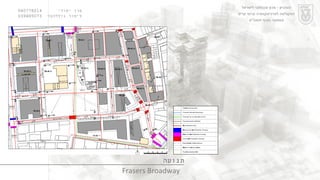 ערן יסודי  060778214  לימור גולדהבר  039485073 תנועה Frasers Broadway הטכניון  -  מכון טכנולוגי לישראל הפקולטה לארכיטקטורה ובינוי ערים סמסטר חורף תשס " ט 