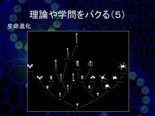 理論や学問をパクる（５）
生命進化
 