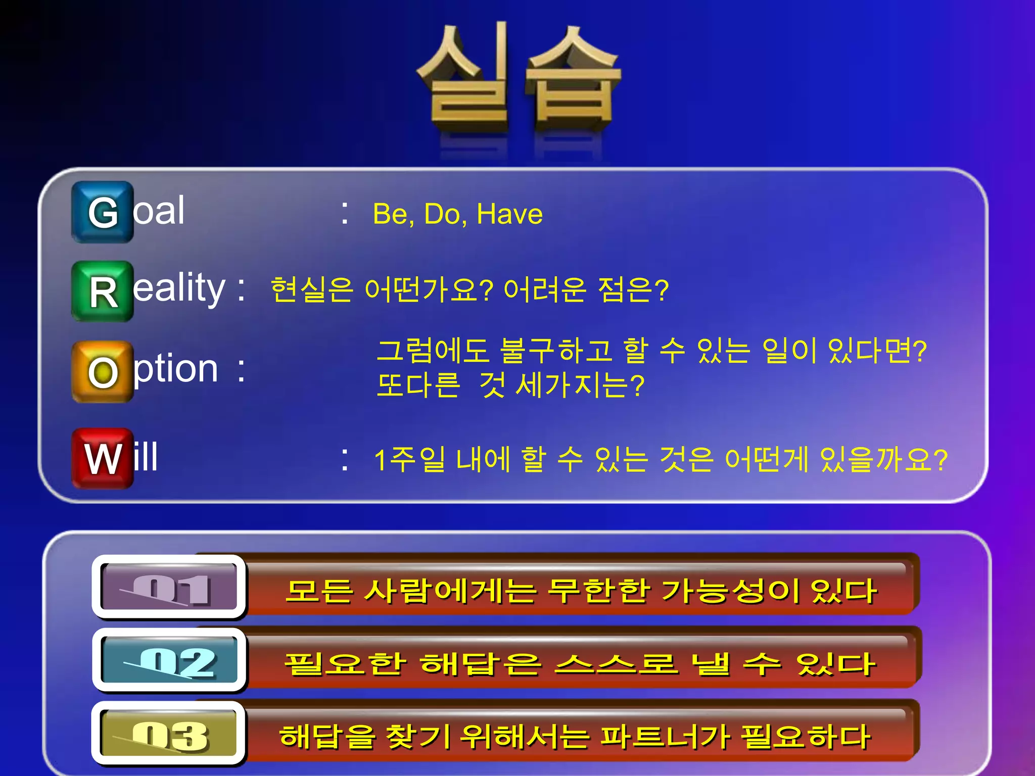 나의 의식 점검 과거 % 현재 % 미래 % 남의일 % 나의일 % 신의일 % 신뢰 /10 사랑 /10 인정 /10 