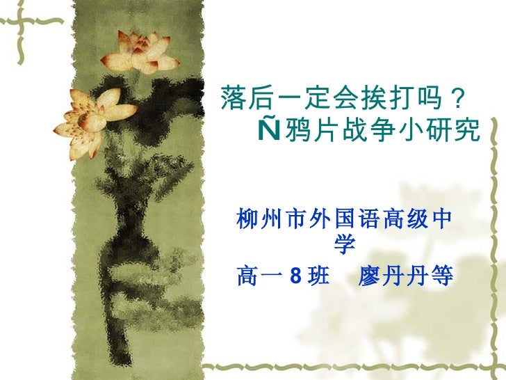 学生演示文稿 学生演示文稿